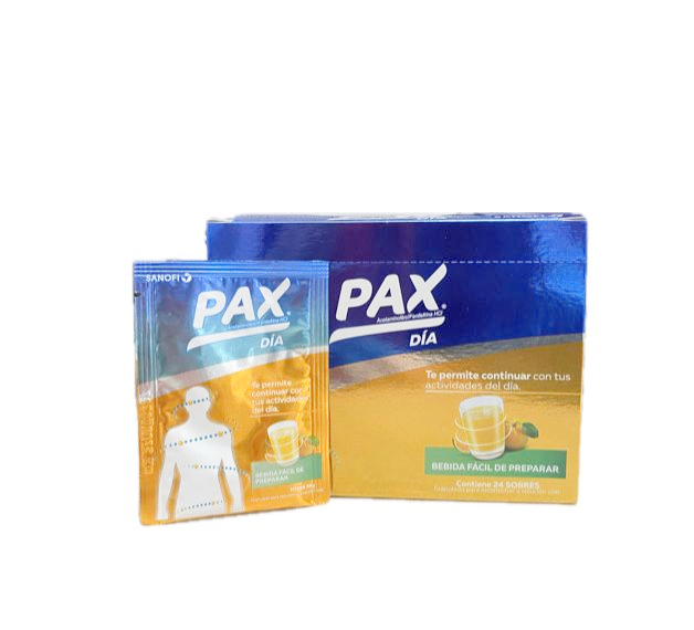 PAX DIA BEBIDA POLVO CAJA CON 24 SOBRES X 6 GR C/U