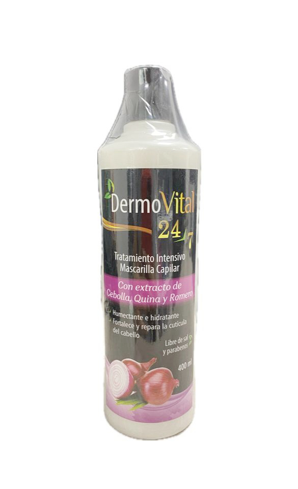 TRATAMIENTO DERMOVITAL CON CEBOLLA QUINA Y ROMERO FRASCO X 400 ML 