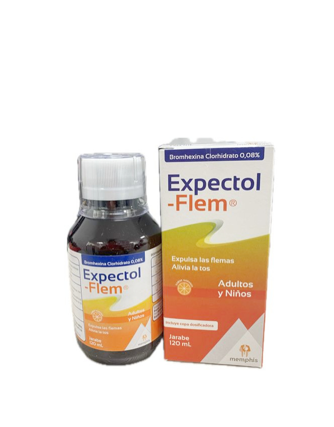 EXPECTOL-FLEM JARABE ADULTOS Y NIÑOS FRASCO X 120 ML