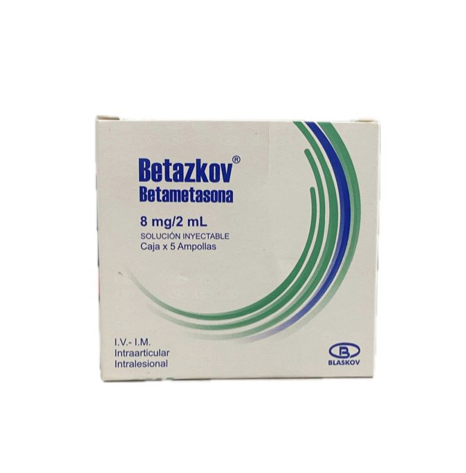 BETAZKOV 8MG/2ML CAJA X 5 AMPOLLAS 