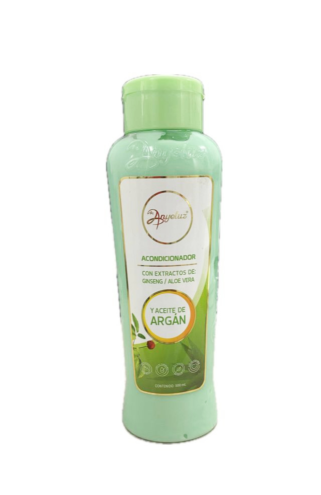 ACONDICIONADOR ALOE VERA Y ECEITE DE ARGAN ANYELUZ FRASCO  X 500 ML 