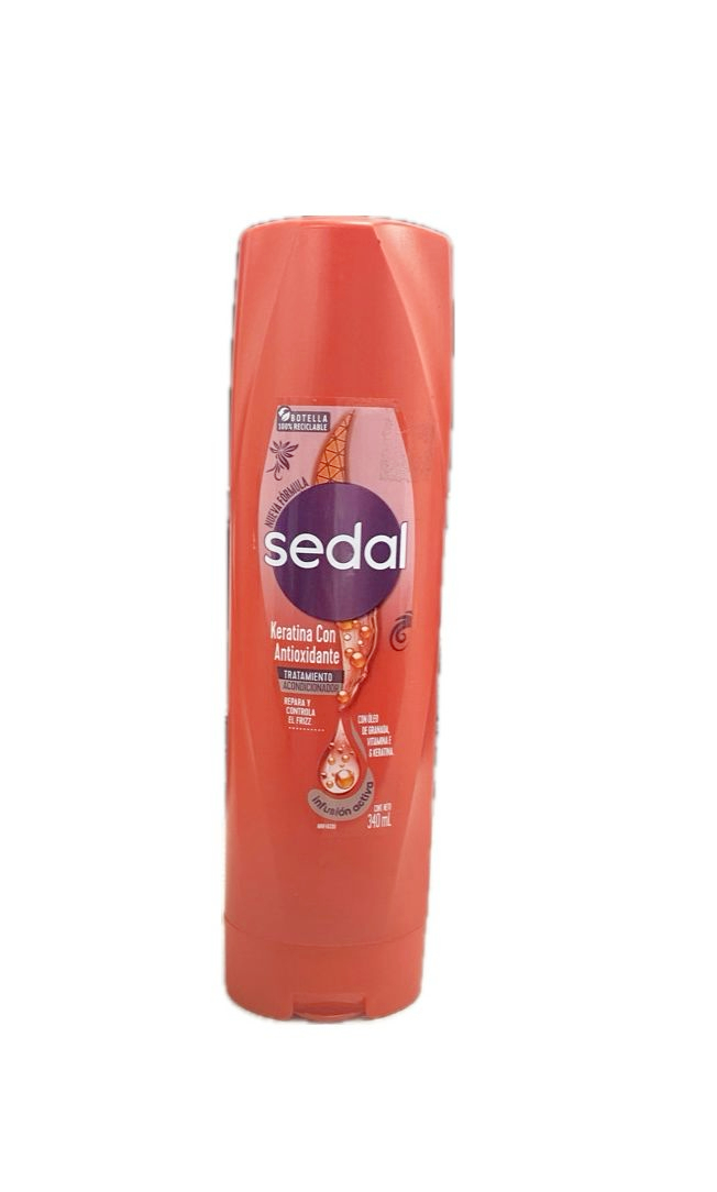 ACONDICIONADOR SEDAL KERATINA CON ANTIOXIDANTE POTE X 340 ML 