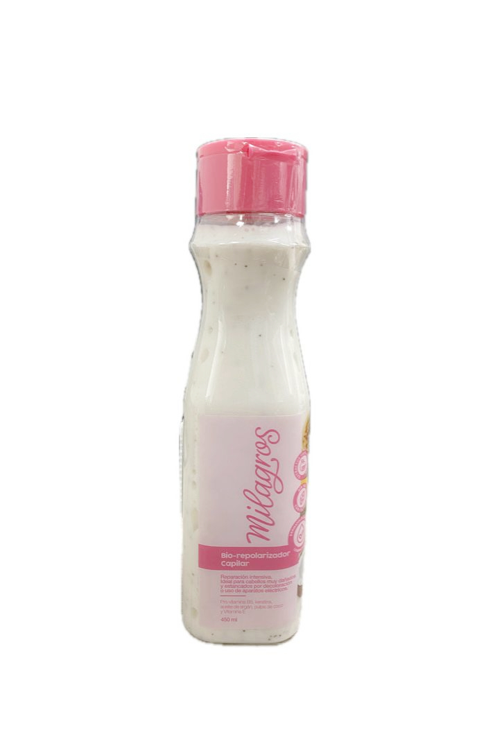 BIO-REPOLARIZADOR CAPILAR MILAGROS FRASCO  X 450 ML 