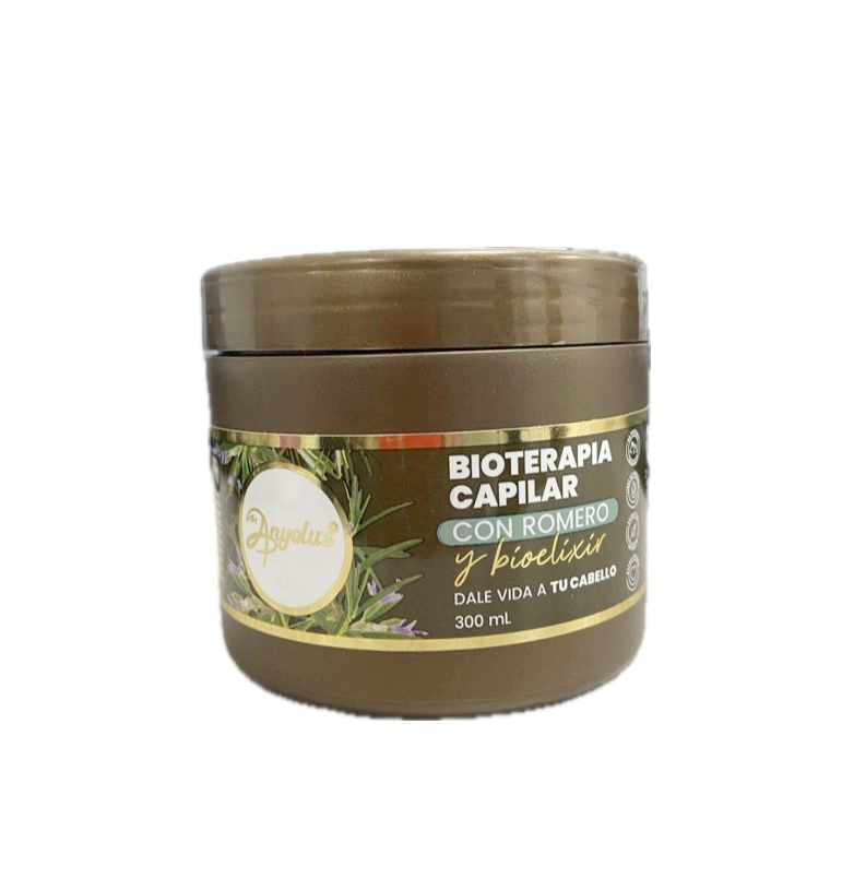 BIOTERAPIA CAPILAR ANYELUZ CON ROMERO Y BIOELIXIR POTE X 300 ML 