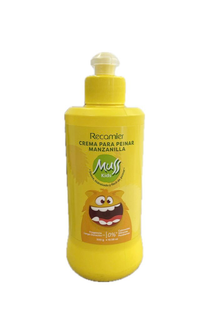 CREMA DE PEINAR MUSS KIDS DE MANZANILLA POTE X 300 GR