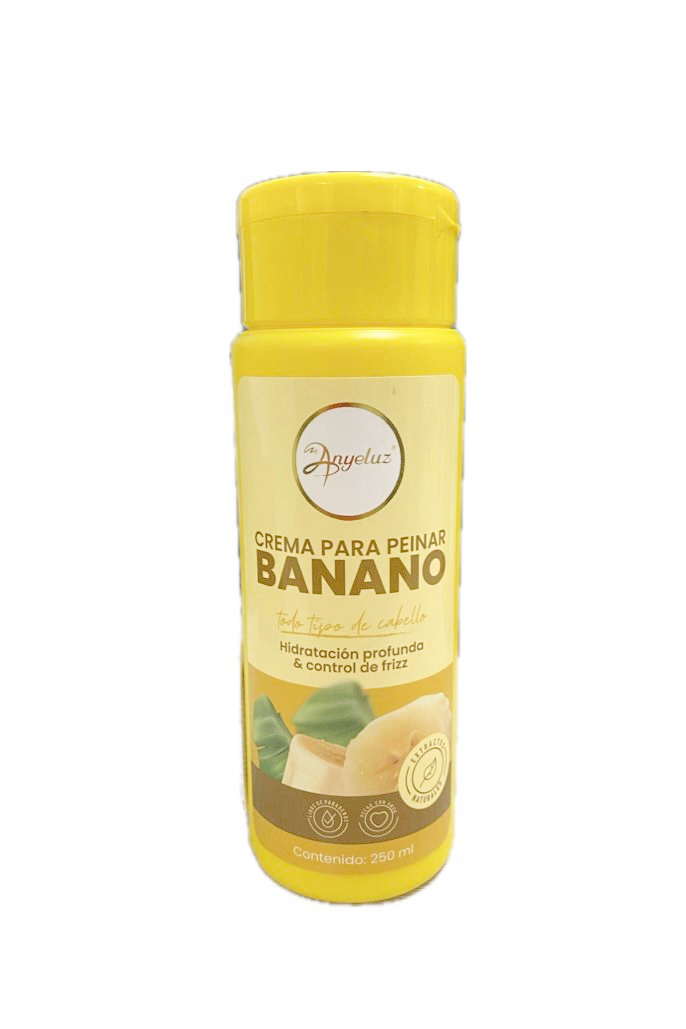 CREMA PARA PEINAR BANANO ANYELUZ FRASCO X 250 ML 