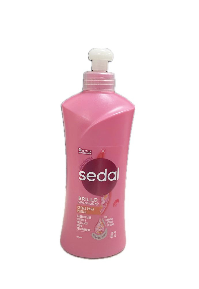 CREMA PARA PEINAR SEDAL BRILLO CERAMIDAS FRASCO X 300 ML 