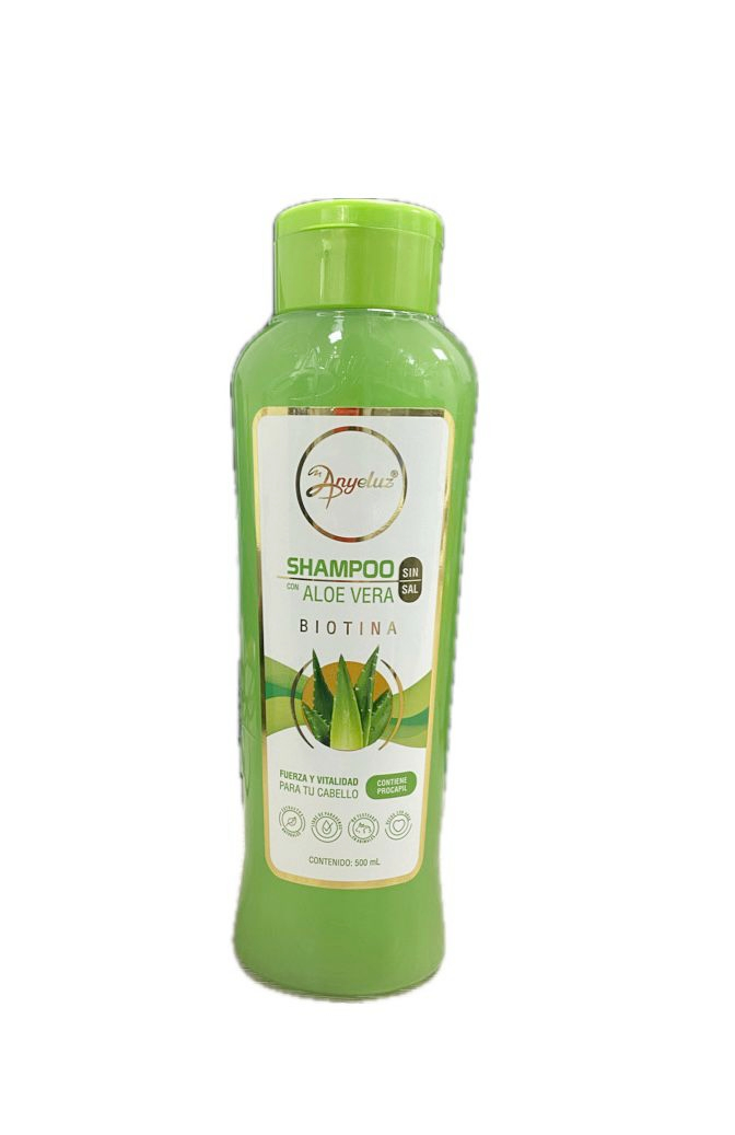 SHAMPOO ANYELUZ ALOE VERA FRASCO X 500 ML 