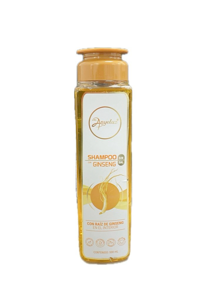 SHAMPOO ANYELUZ CON GINSENG FRASCO X 500 ML 