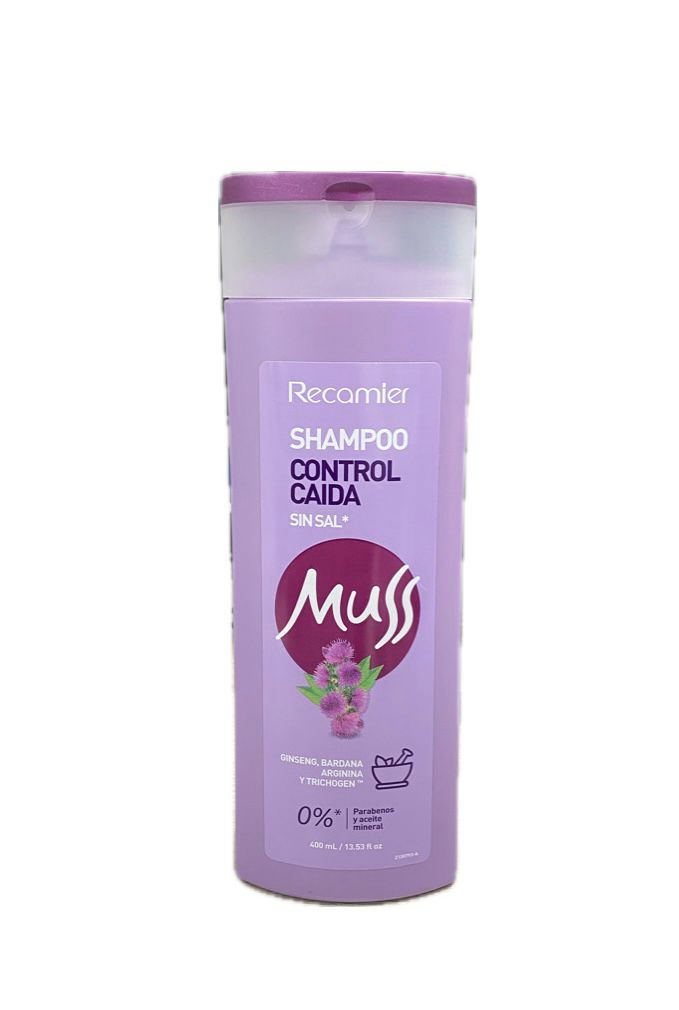 SHAMPOO MUSS CONTROL CAIDA FRASCO X 400 ML 