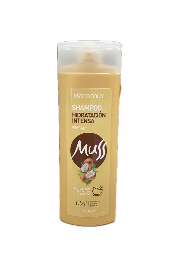 SHAMPOO MUSS HIDRATACION INTENSA FRASCO X 400 ML 