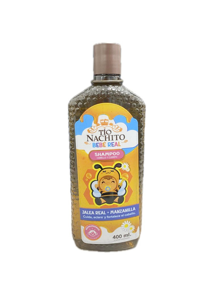 SHAMPOO TIO NACHITO BEBE FRASCO X 400 ML 