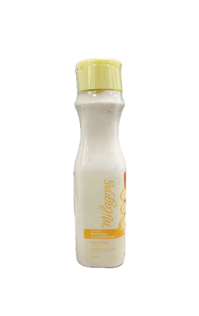 TERAPIA CAPILAR MILAGROS NUTRICION Y CRECIMIENTO FRASCO X 450 ML 