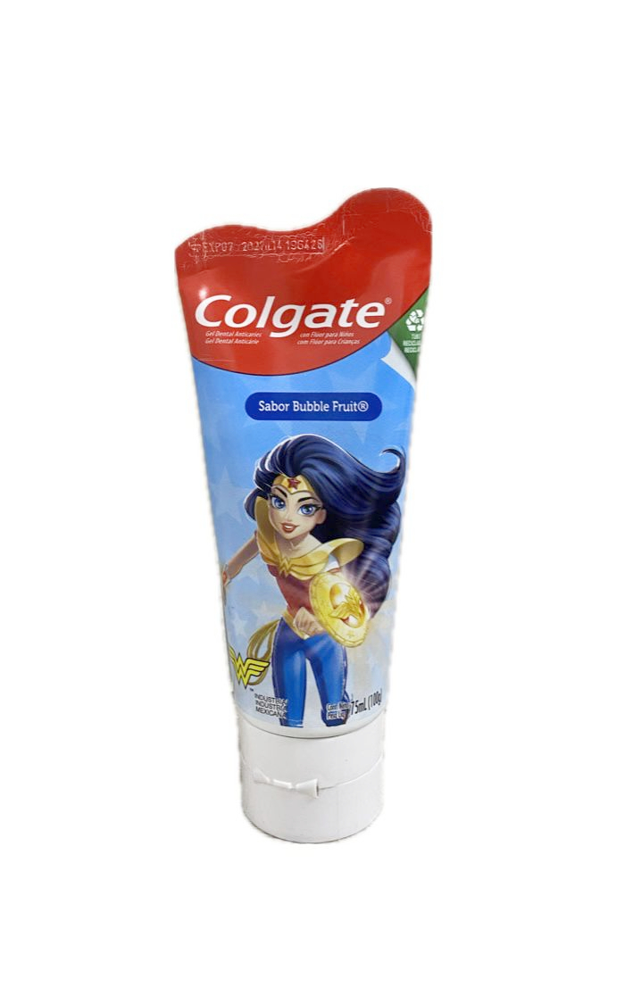 CREMA DENTAL COLGATE KIDS SABOR A BUBBLEFRUIT TUBO X 75 ML