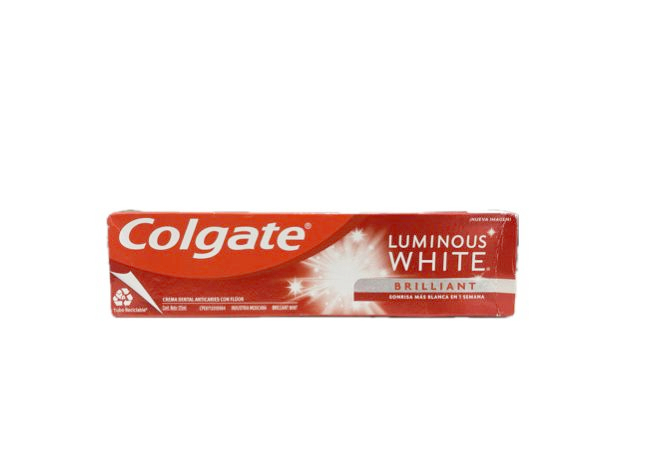 CREMA DENTAL COLGATE LUMINOUS WHITE  BRILLANT TUBO X 125 ML 