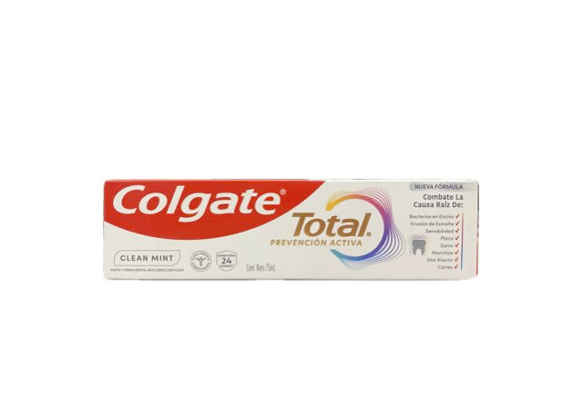 CREMA DENTAL COLGATE TOTAL 12 CLEAN MINT TUBO X 75 ML 