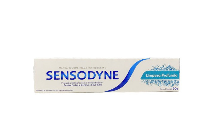 CREMA DELTAL SENSODYNE LIMPIEZA PROFUNDA TUBO X 90 GR 