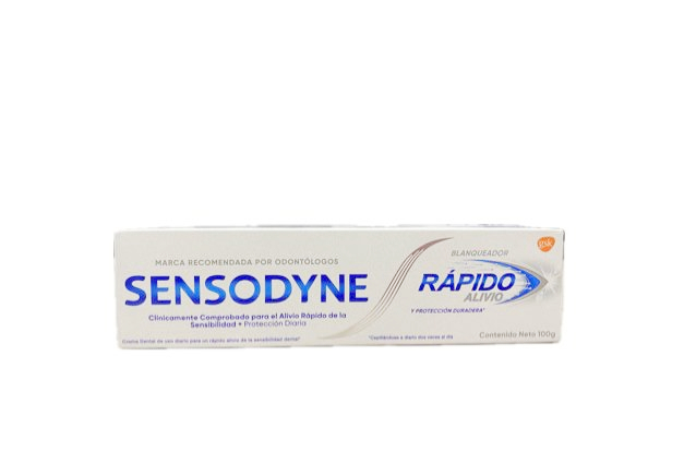 CREMA DENTAL SENSODYNE RAPIDO ALIVIO BLANQUEADORA TUBO X 100 GR 