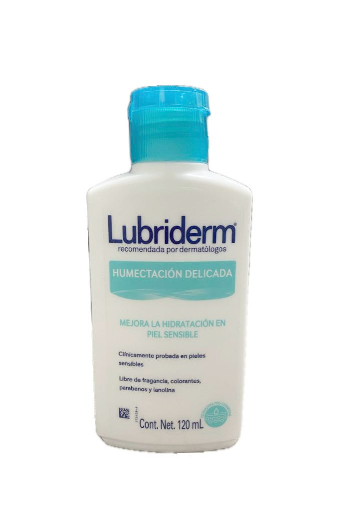 LUBRIDERM HUMECTACION DELICADA FRASCO  x 120 ML