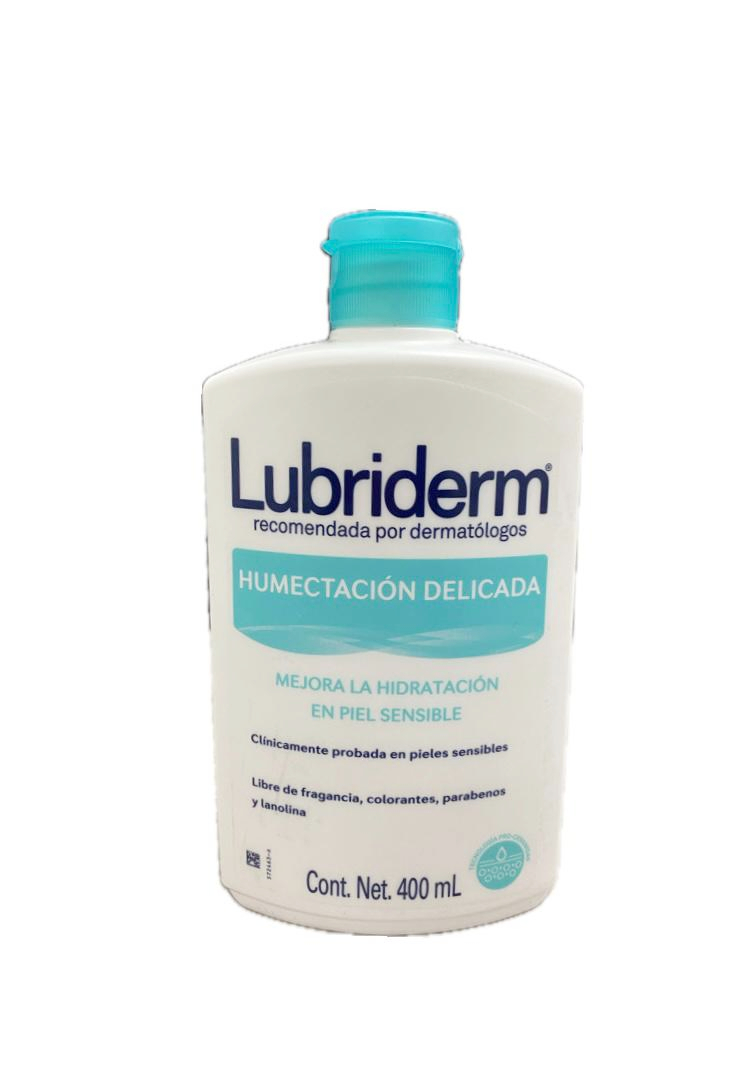 LUBRIDERM HUMECTACION DELICADA FRASCO X 400 ML