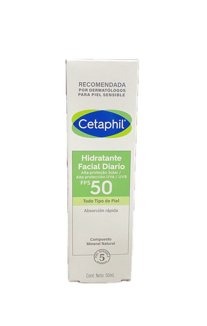 CETAPHIL HIDRATANTE FACIAL DIARIO UVA/UVB FPS 50 TUBO x 50 ML 