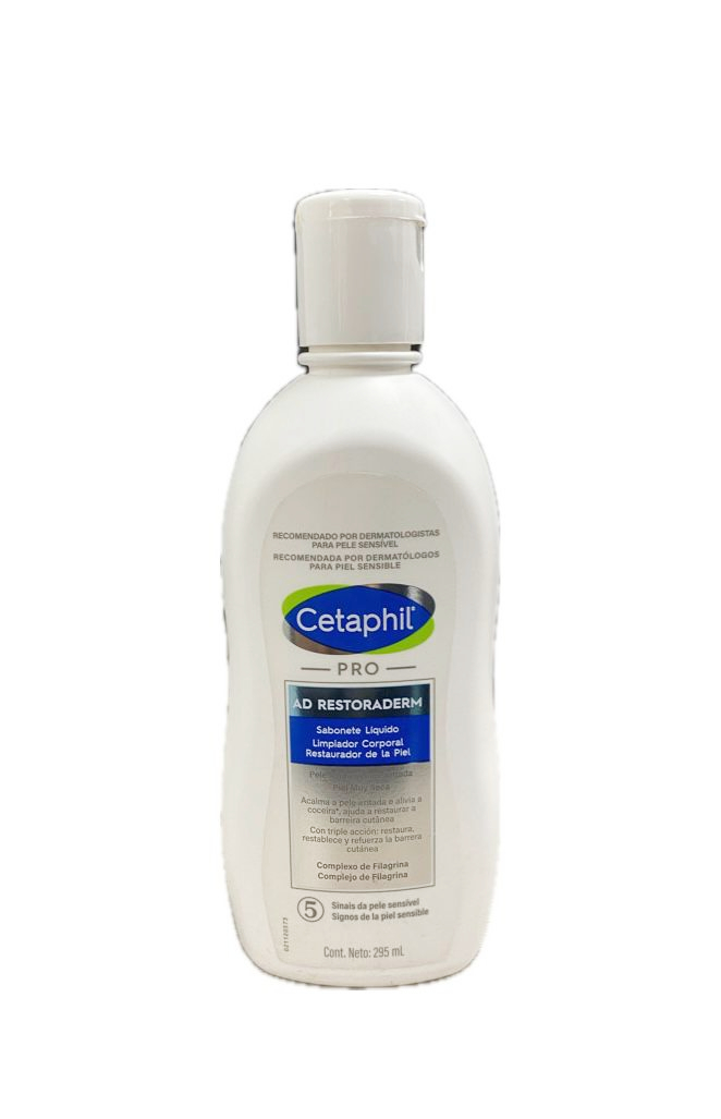 CETAPHIL PRO AD RESTORADERM LIMPIADOR CORPORAL FRASCO X 295 ML 