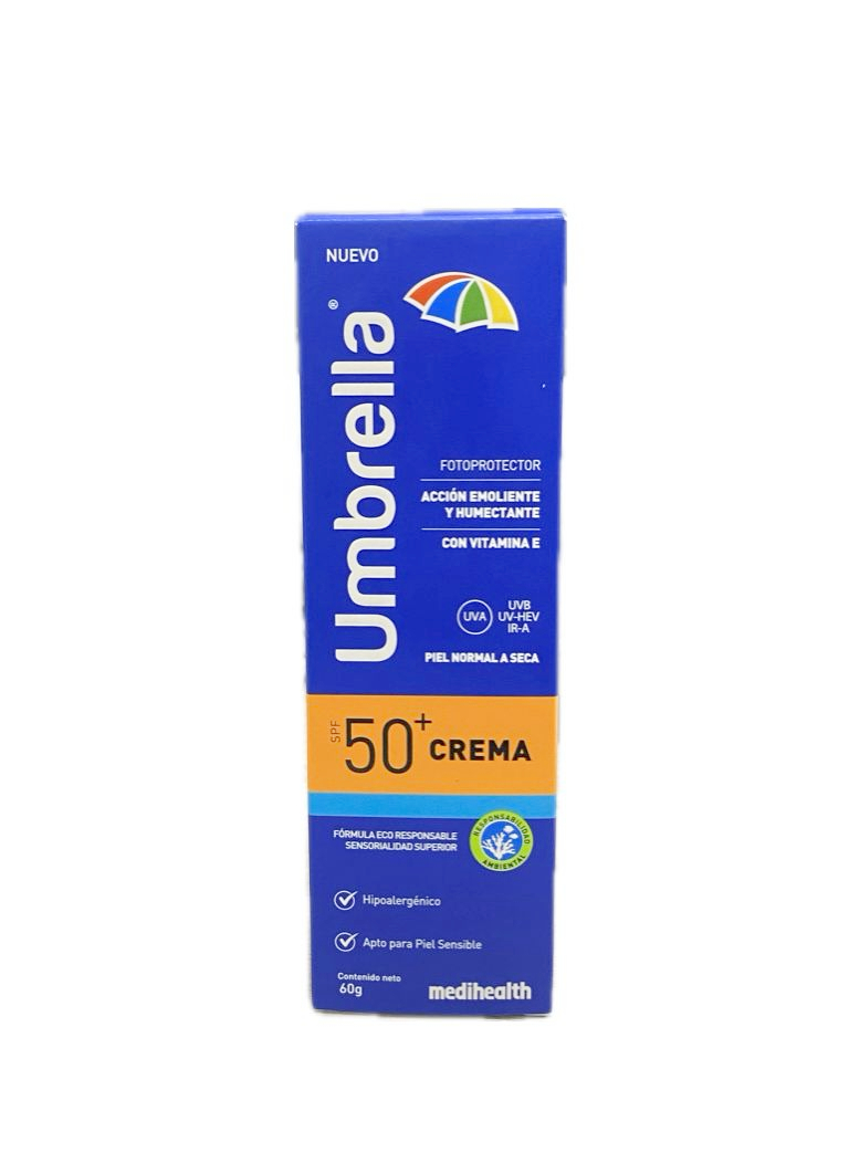 UMBRELLA SPF 50 + CREMA TUBO X 60 GR
