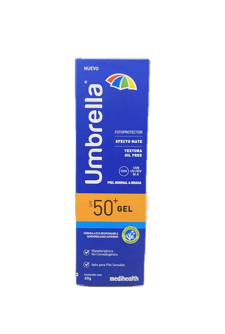 UMBRELLA SPF 50 + GEL TUBO  X 60 GR
