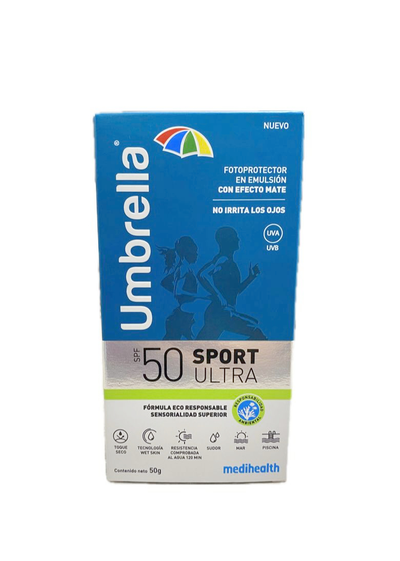 UMBRELLA SPF 50 SPORT ULTRA PROTECTOR SOLAR TUBO x 50 GR