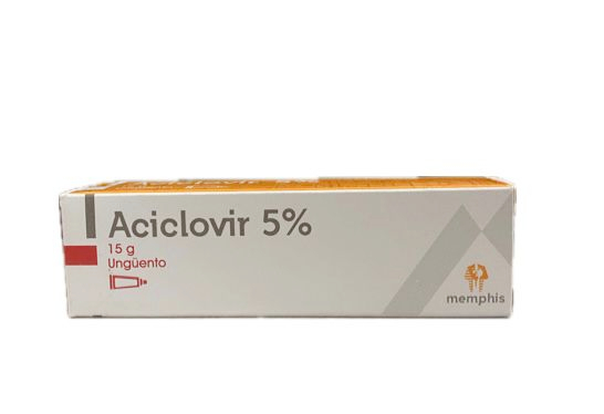ACICLOVIR UNGUENTO 5% TUBO X 15 G MEMPHIS 