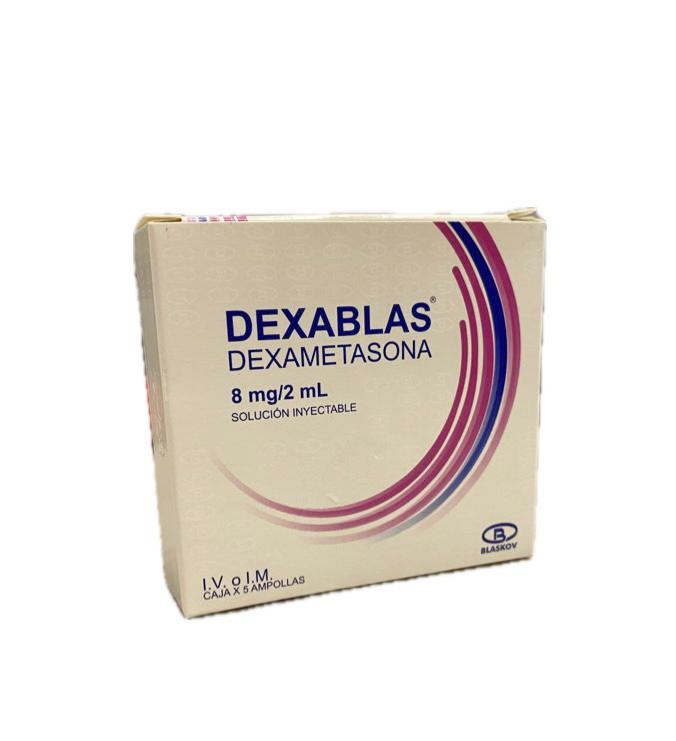 DEXABLAS 8MG/2ML CAJA X 5 AMPOLLAS 