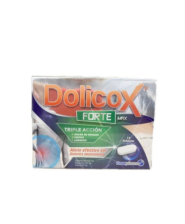 DOLICOX FORTE MAX CAJA X 12 CAPSULAS 