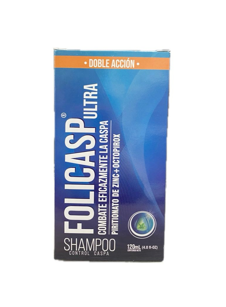 SHAMPOO CONTROL CASPA FOLICASP ULTRA FRASCO X 120 ML