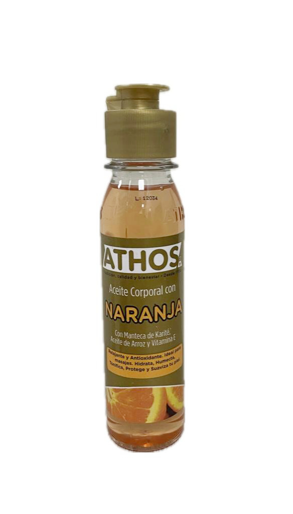 ACEITE CORPORAL DE NARANJA ATHOS FRASCO X 120 ML 