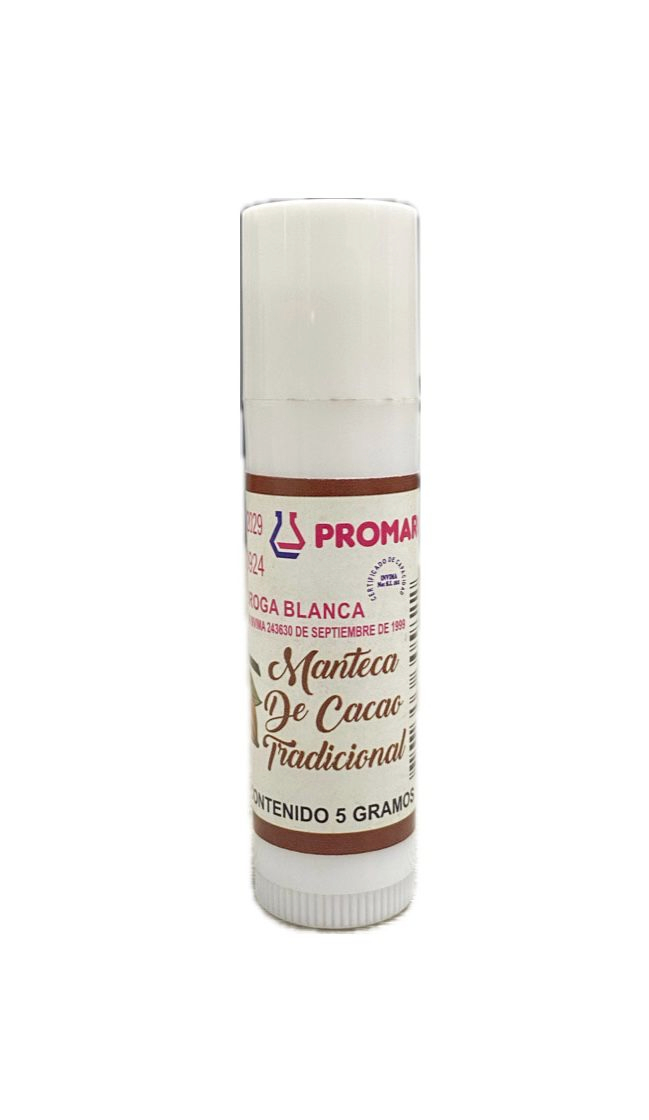 MANTECA DE CACAO TRADICIONAL TIPO LABIAL BARRA X 5 G