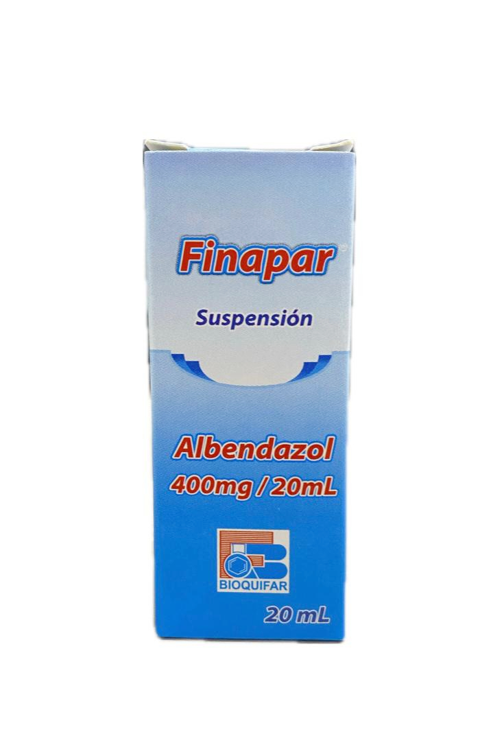 ALBENDAZOL (FINAPAR) SUSPENSION FRASCO X 20 ML
