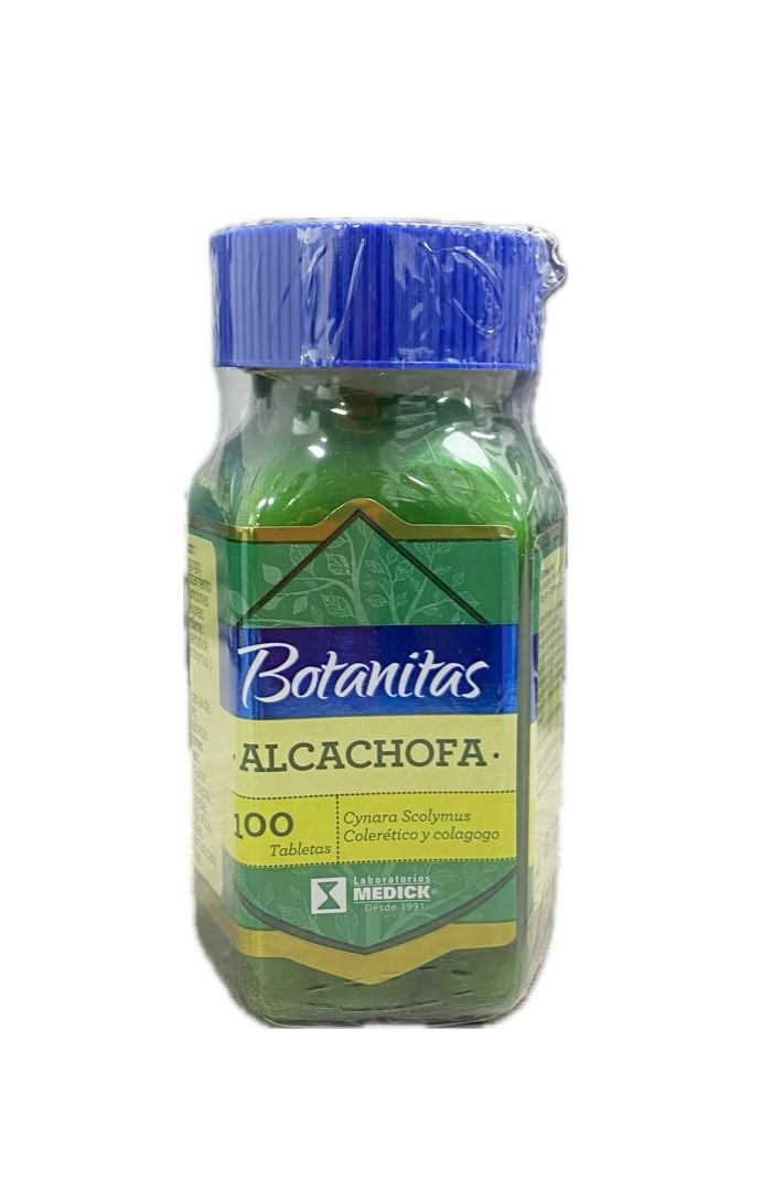 ALCACHOFA FRASCO X 100 TABLETAS BOTANITAS 
