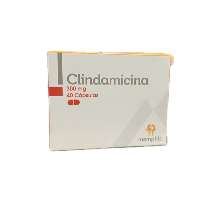 CLINDAMICINA 300 MG CAJA X 40 CAPSULAS MEMPHIS 