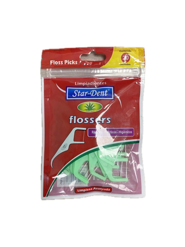 LIMPIADIENTES FLOSSERS BOLSA X 20 UNDS 