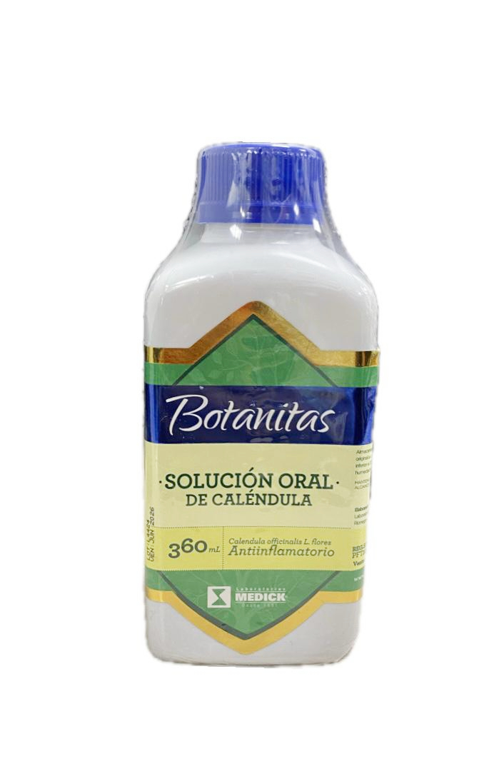 CALENDULA SOLUCION ORAL BOTANITAS FRASCO X 360 ML 