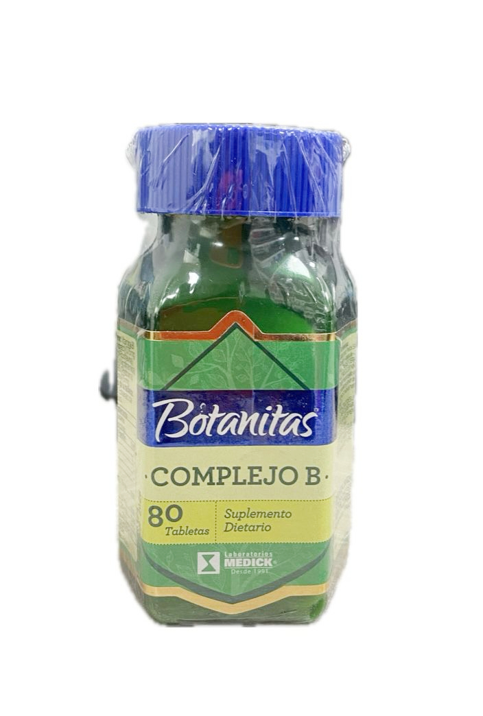 COMPLEJO B BOTANITAS FRASCO X 80 TABLETAS