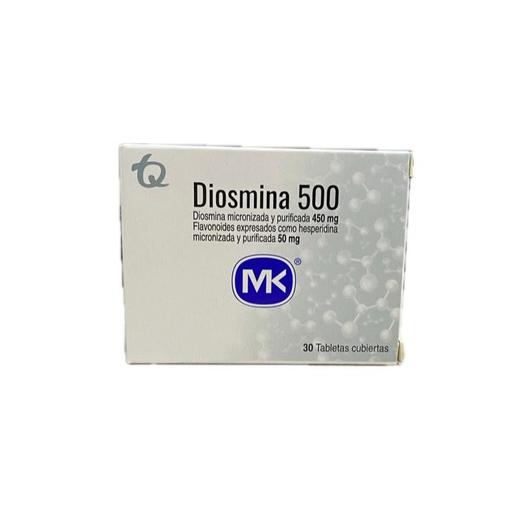 DIOSMINA 500 MG CAJA X 30 TABLETAS MK