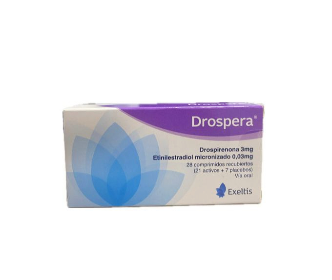 DROSPERA 3 MG + 0.03 MG CAJA x 28 COMPRIMIDOS