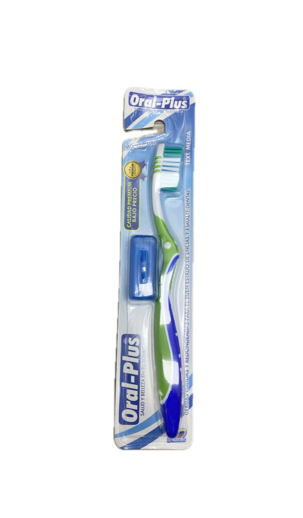 CEPILLO DENTAL 400 TEXTURA MEDIA ORAL PLUS CAJA X 1 UNIDAD 