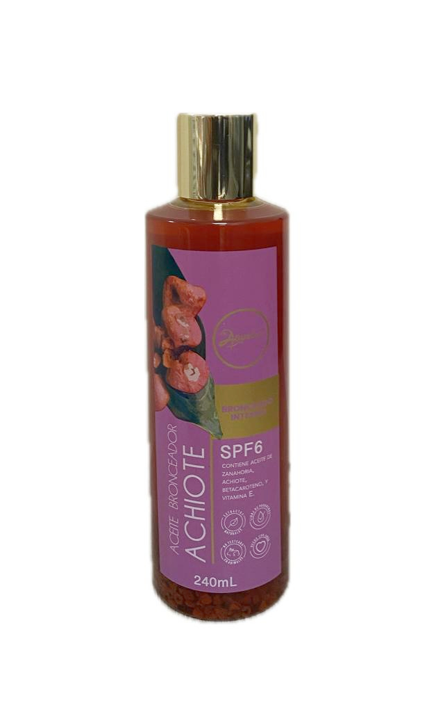 ACEITE BRONCEADOR DE ACHIOTE ANYELUZ FRASCO X 240 ML 