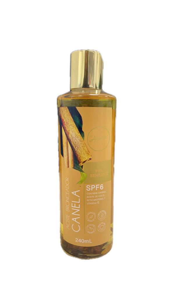 ACEITE BRONCEADOR CANELA ANYELUZ FRASCO X 240 ML 