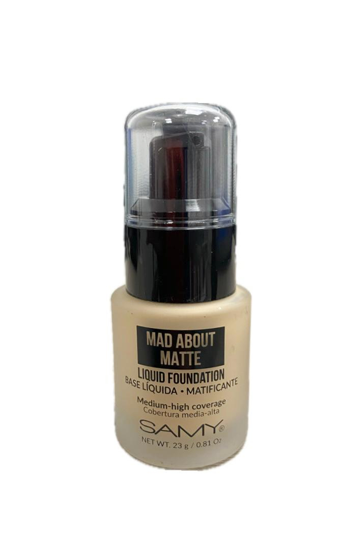 BASE LIQUIDA SAMY MATIFICANTE 2.0 BEIGE FRASCO X 23 GR