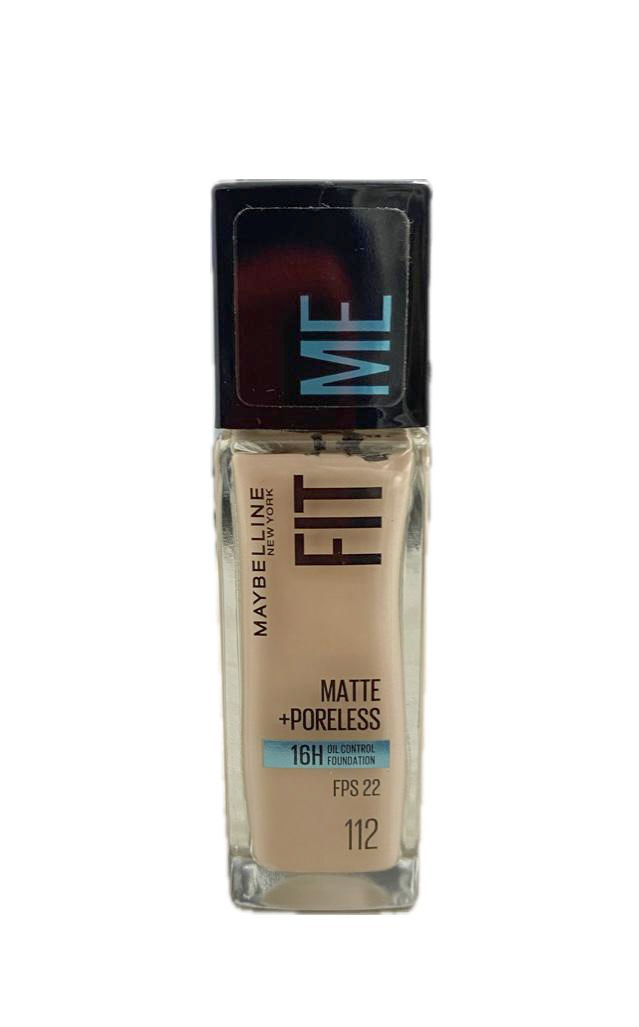 BASE FIT ME MAYBELLINE (112) FRASCO X 30 ML 