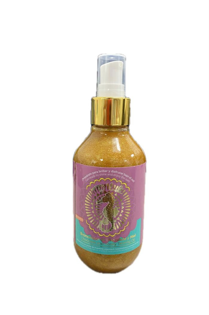 BRONCEADOR  DE CHOCOLATE Y MIEL D'LUCHI FRASCO X 196 ML 