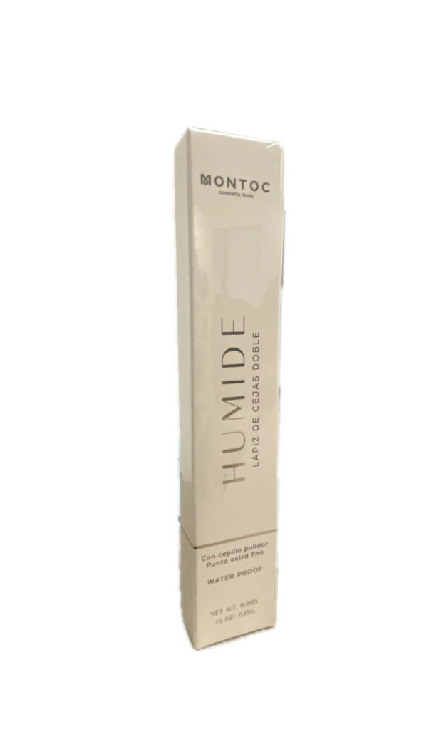 LAPIZ DE CEJAS DOBLE HUMIDE MONTOC CAJA X 1 UNIDAD 